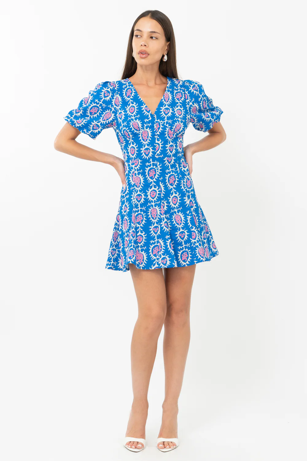 Oslo Printed Mini Dress - Image 4