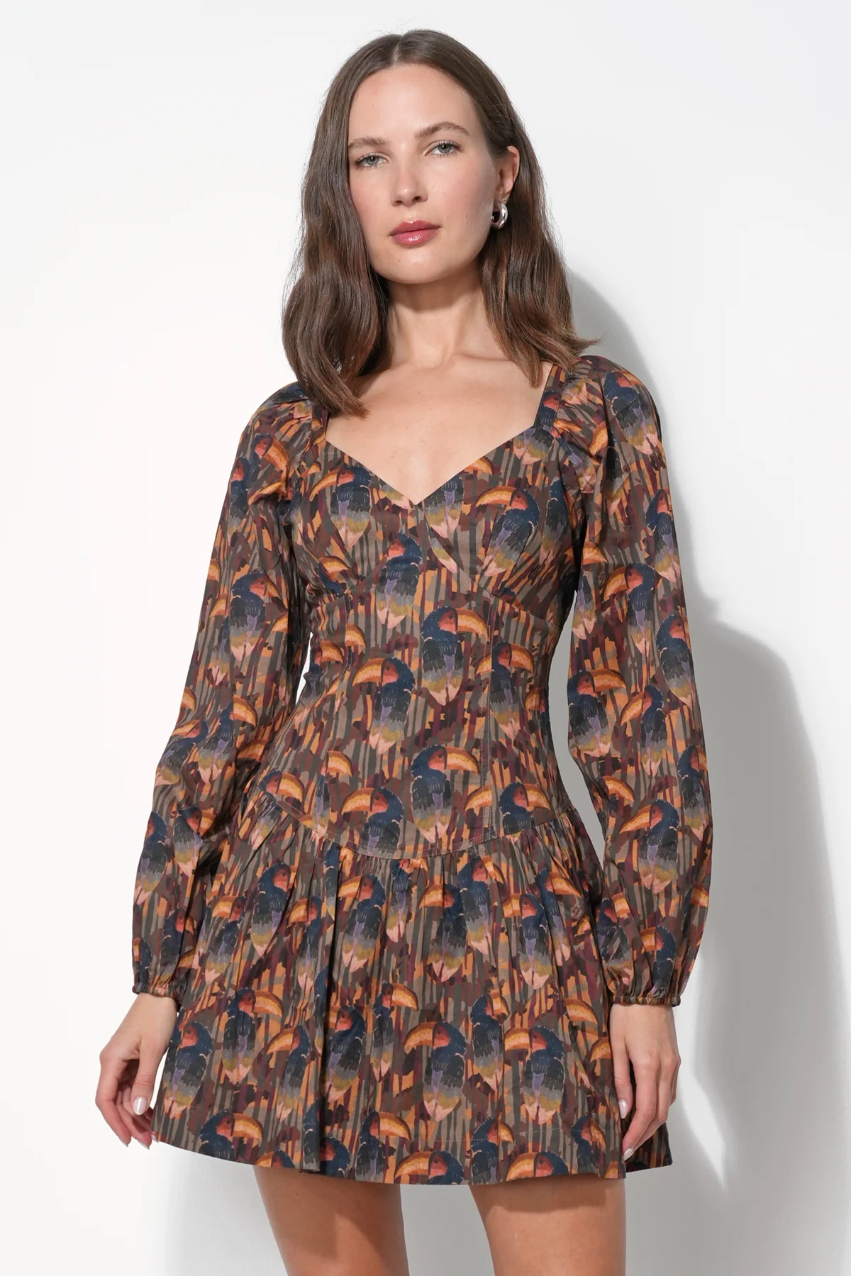 Polly Printed Fit and Flare Dress - Image 5