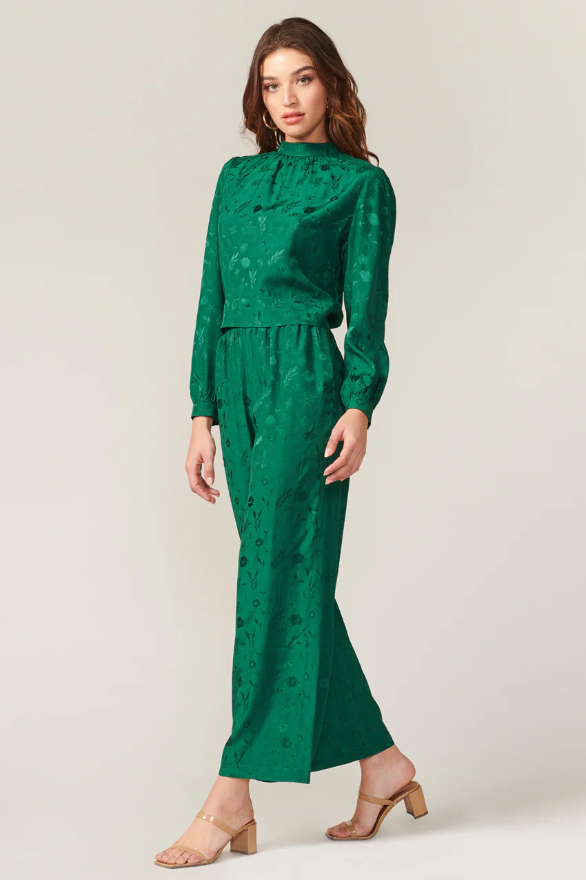 Rimal Textured Wide Leg Pant - Image 3