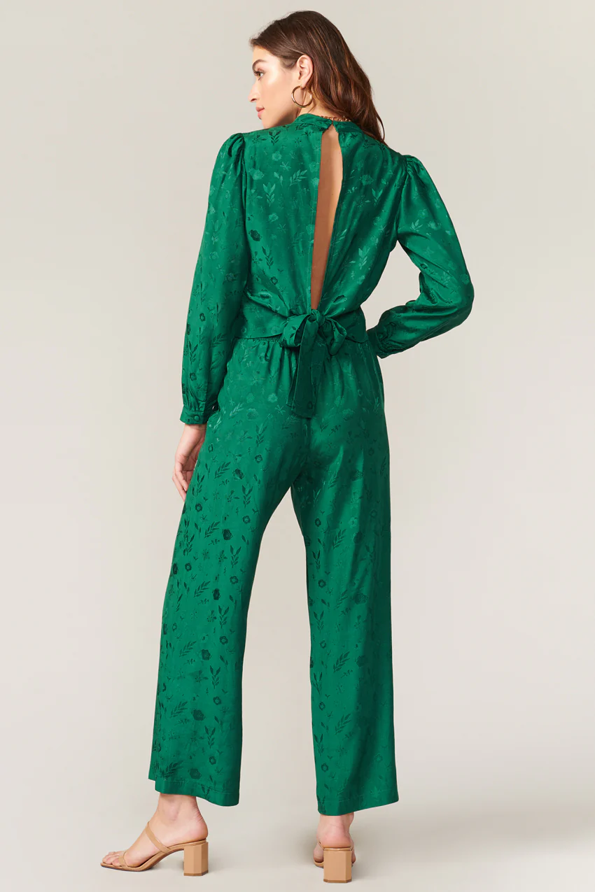 Rimal Textured Wide Leg Pant - Image 4