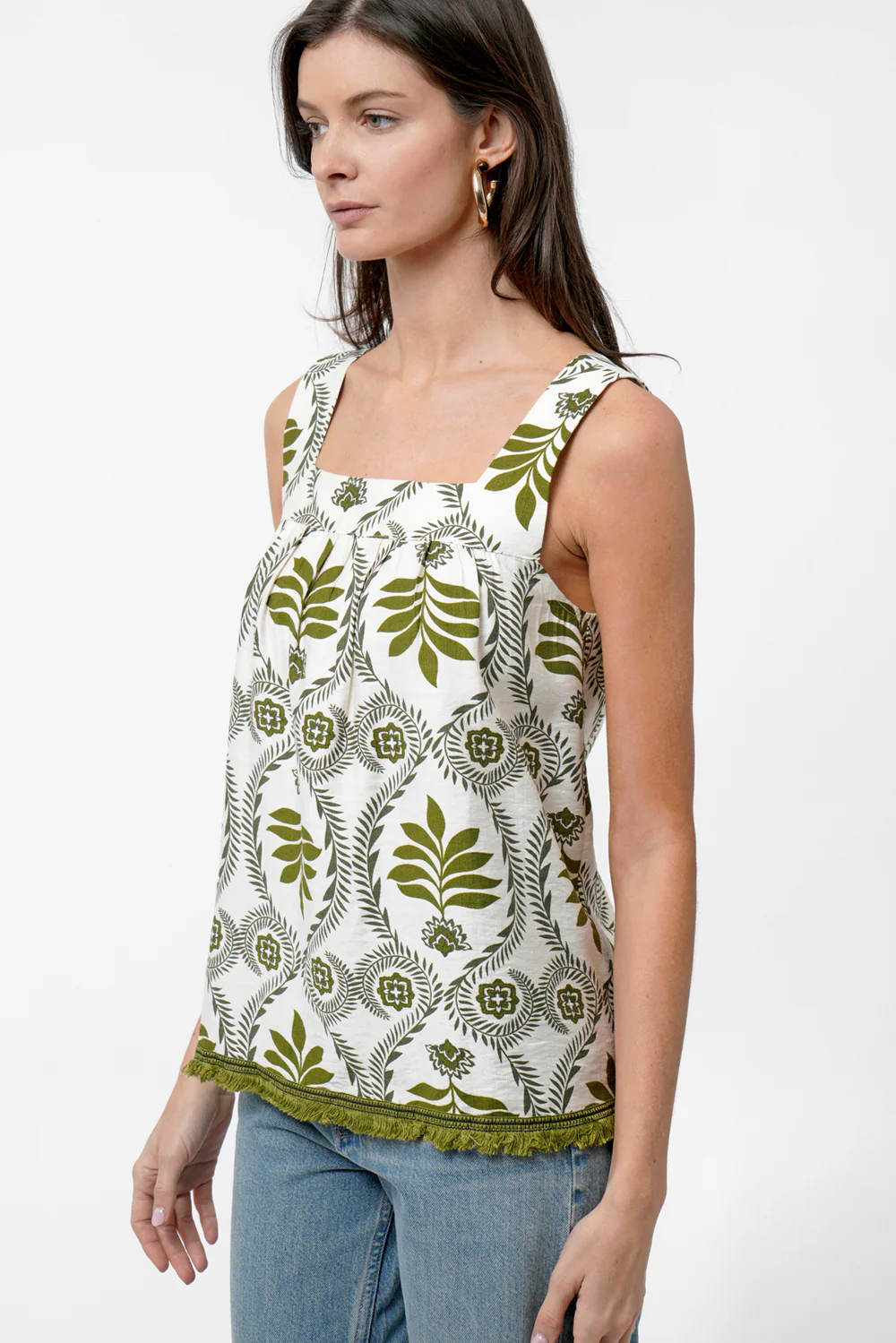 Roy Square Neckline Printed Top - Image 5