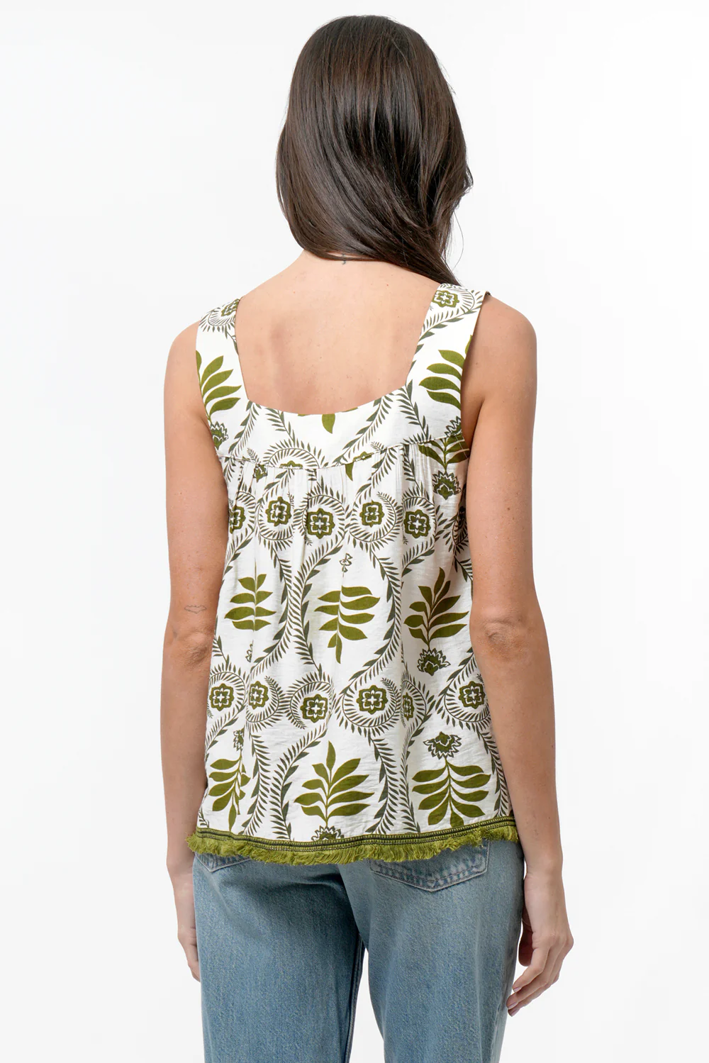 Roy Square Neckline Printed Top - Image 6