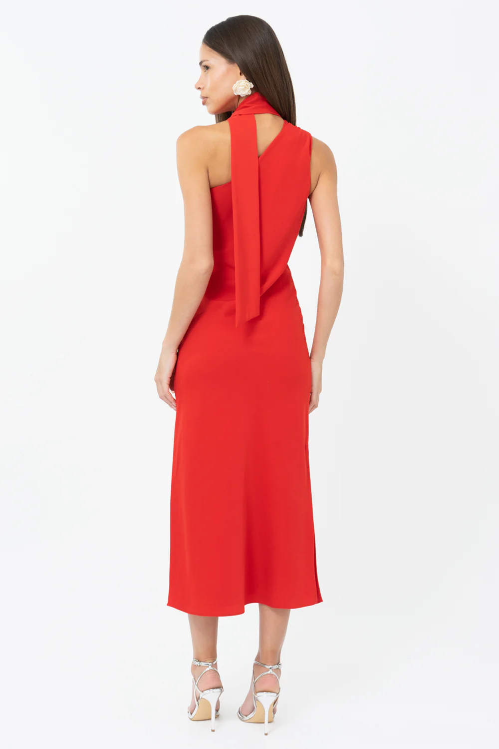 Saffron Halter Midi Dress - Image 3