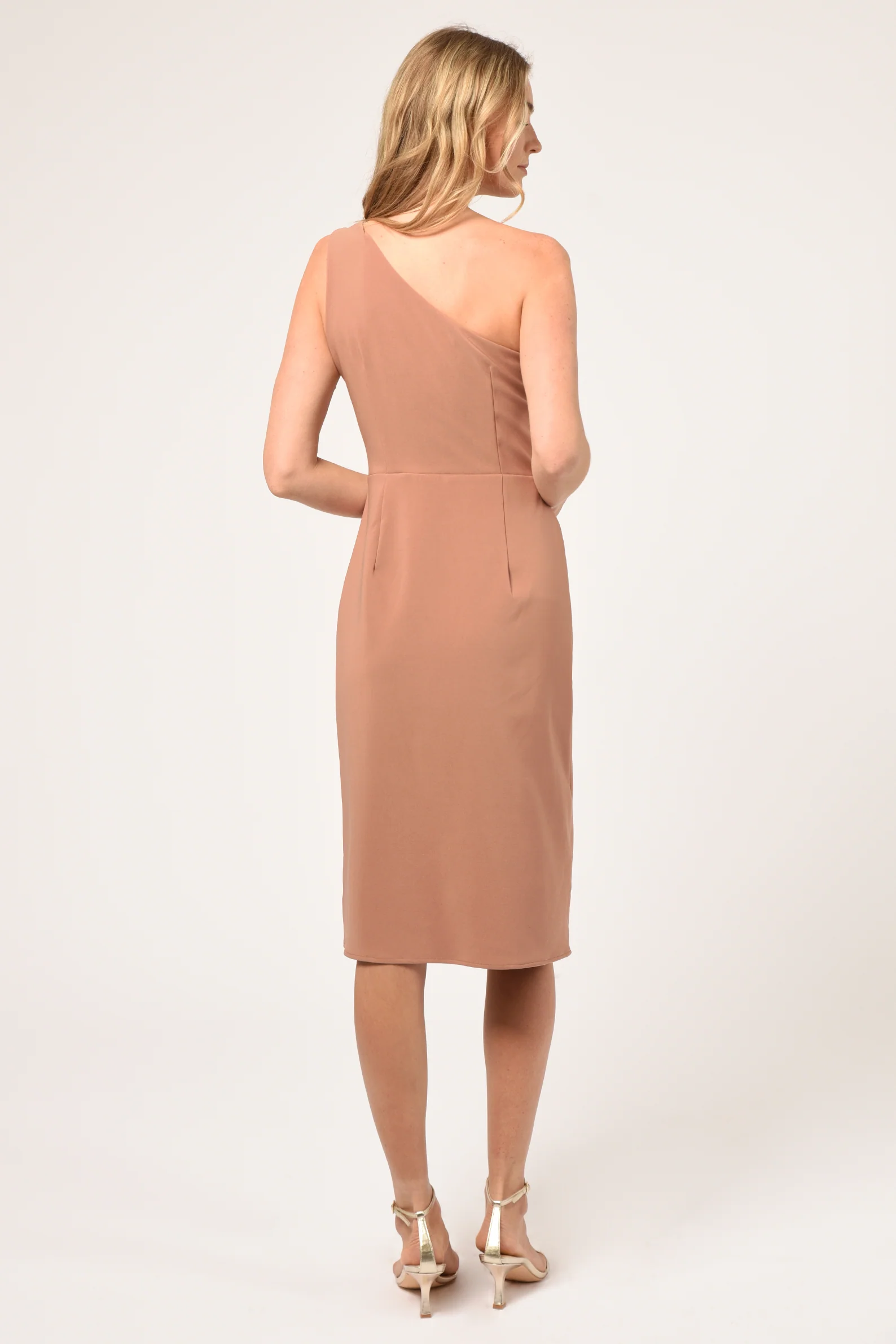 Selia Asymmetrical One Shoulder Dress - Image 3