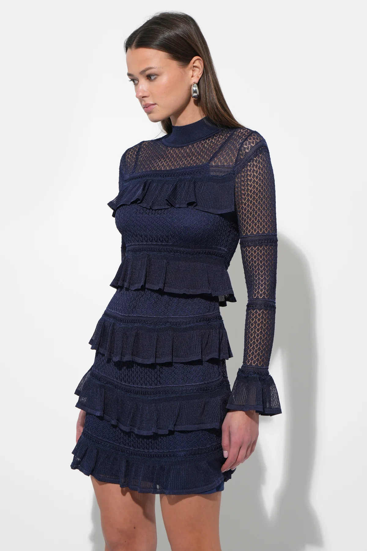 Sera Ruffled Tiered Mini Dress - Image 3