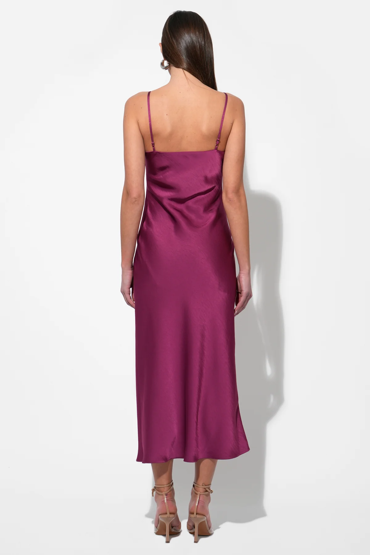 Serena Lace Cowl Neck Slip Dress - Image 3