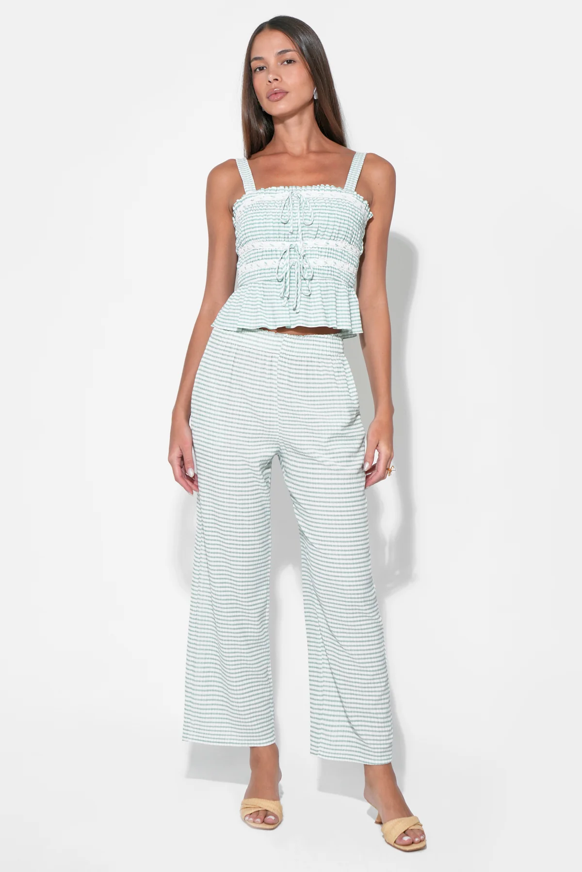 Serenity Gingham Pants - Image 3
