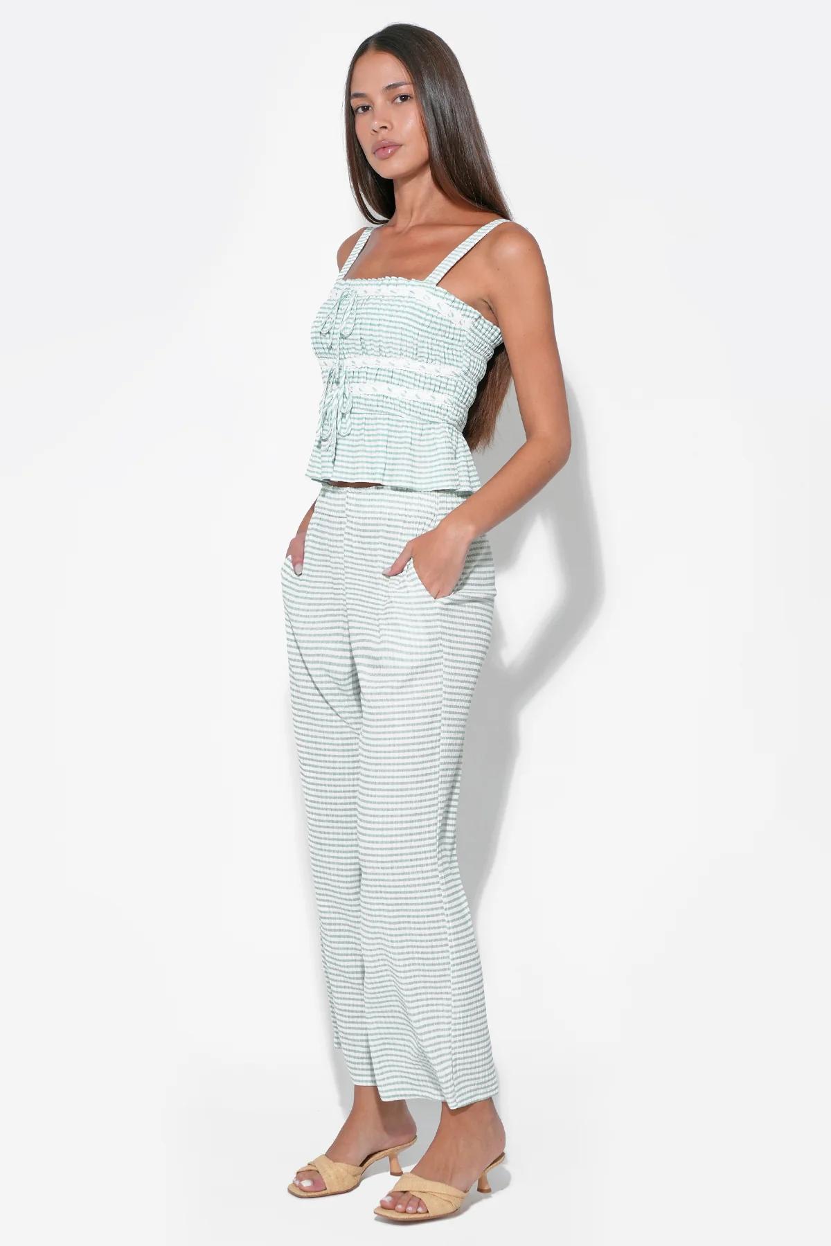 Serenity Gingham Pants - Image 5
