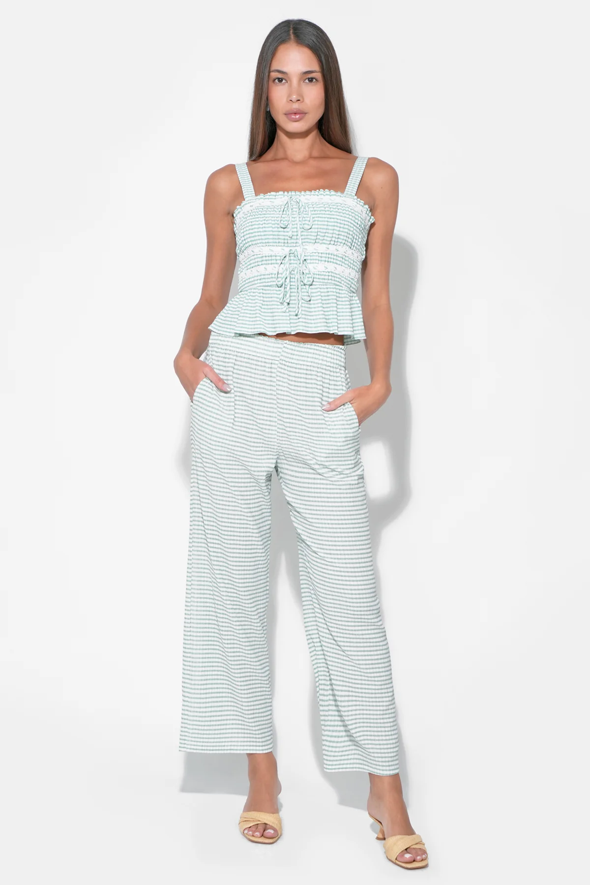 Serenity Gingham Pants - Image 6
