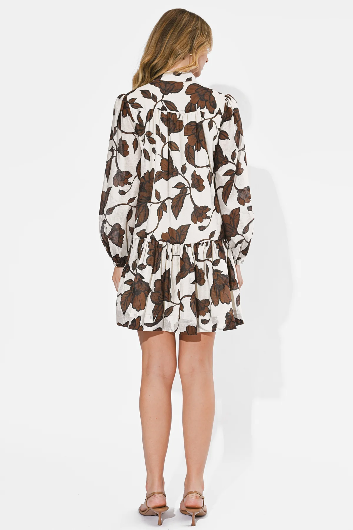 Sharon Long Sleeve Cotton Dress - Image 2