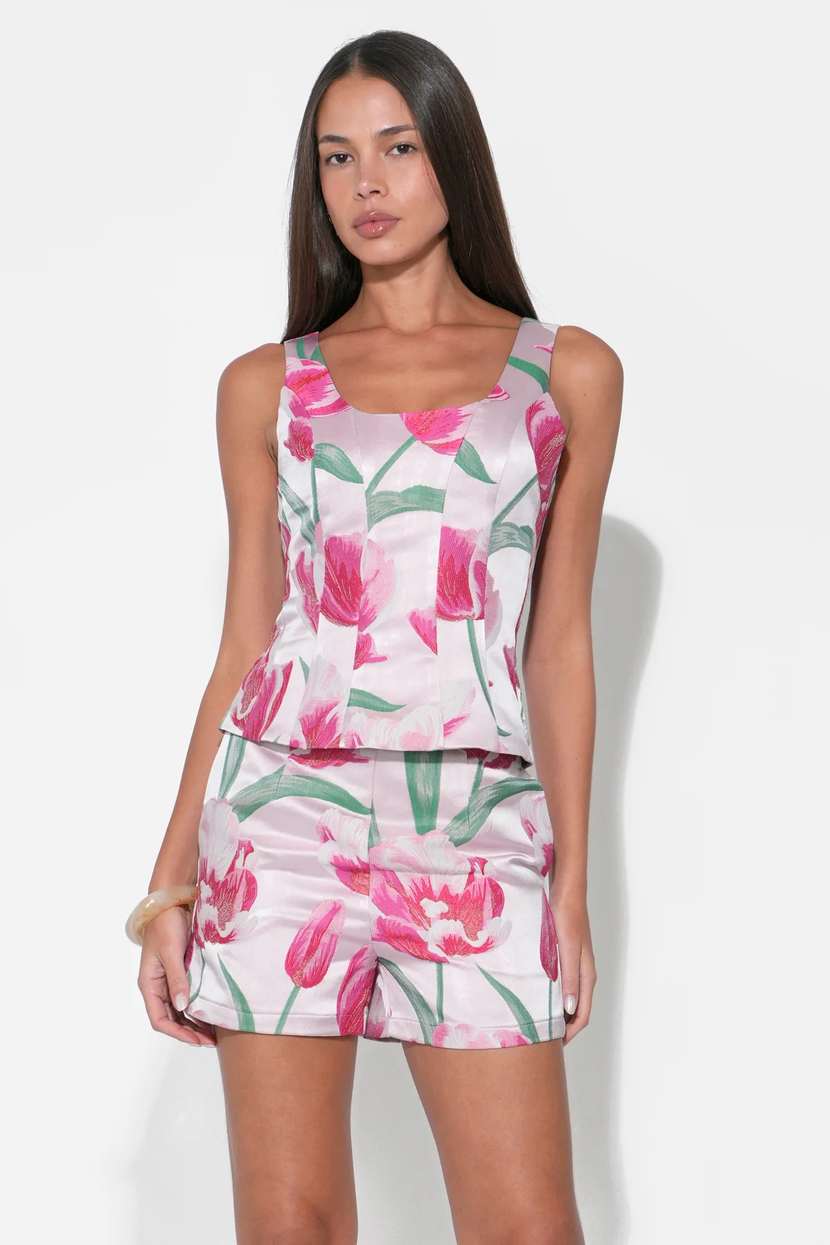 Sienna Sleeveless Jacquard Top - Image 5