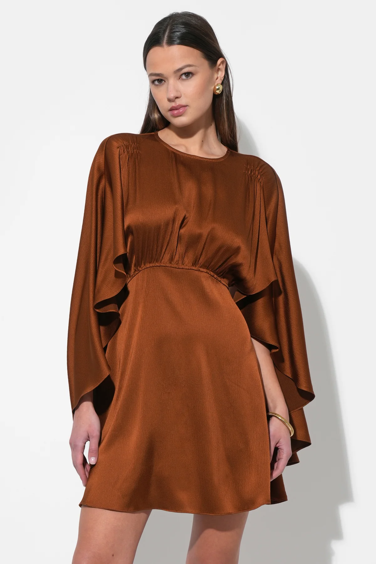 Soraia Cape Mini Dress - Image 3