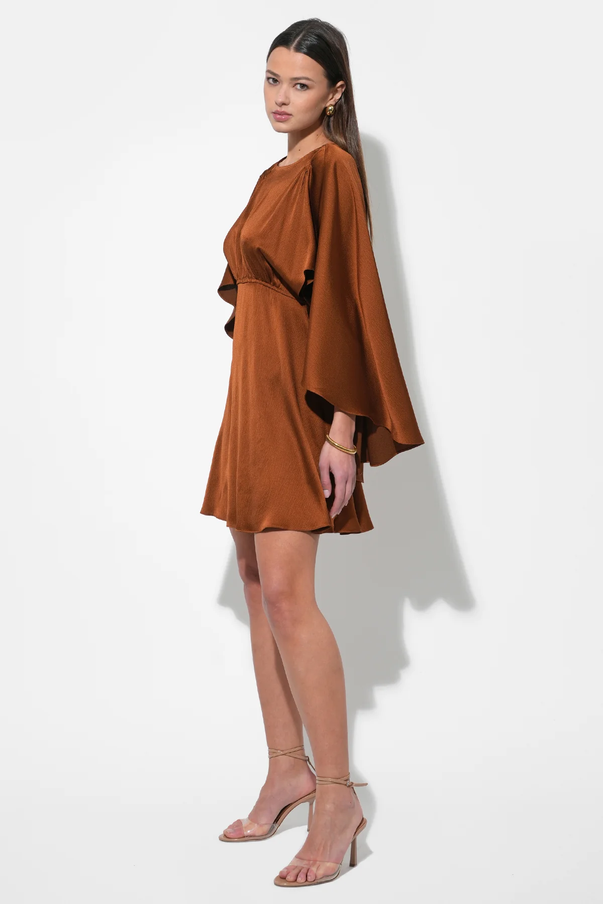 Soraia Cape Mini Dress - Image 5