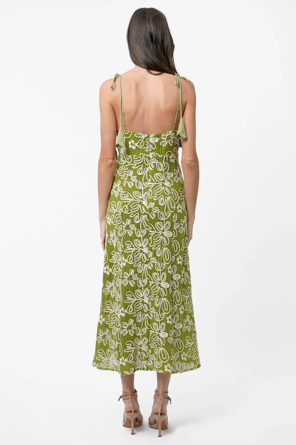 Trina Corded Textured Slip Midi Dress - Image 5