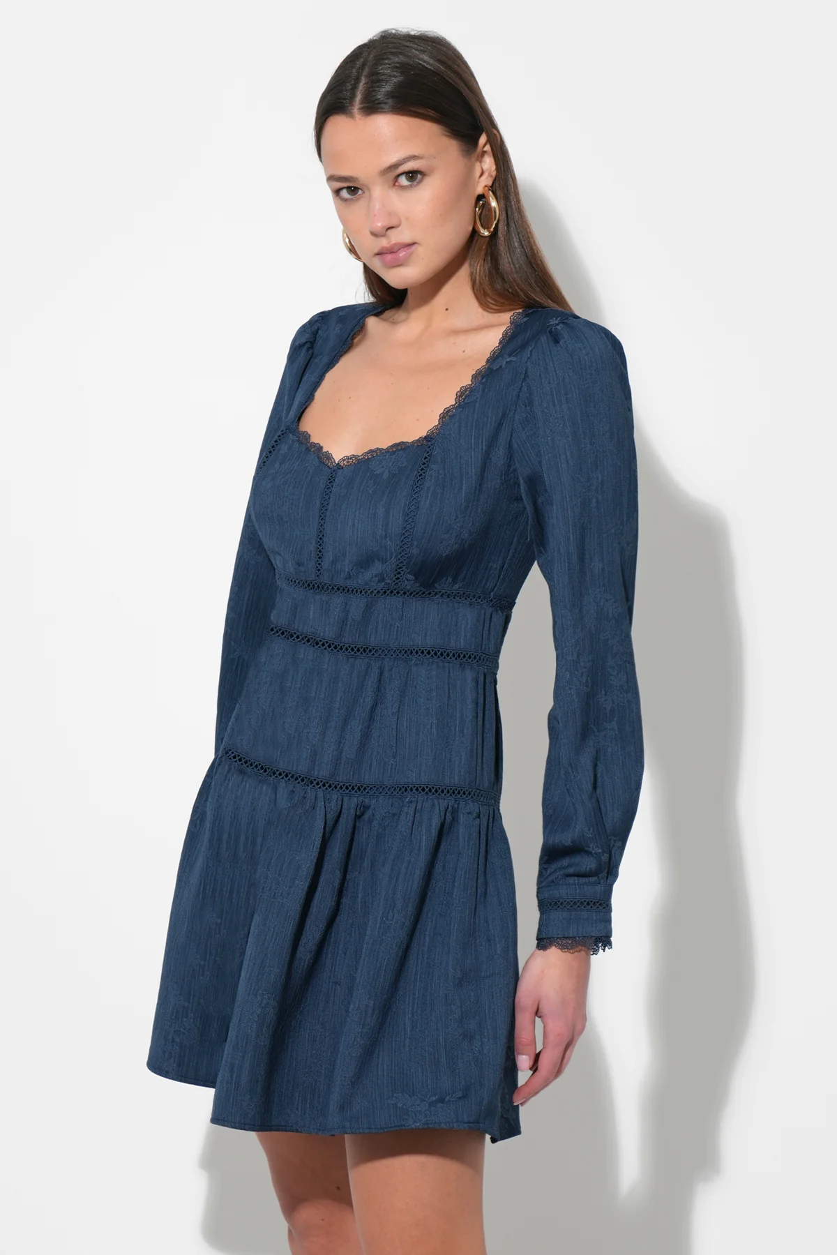 Twila Sweetheart Neck Mini Dress - Image 2