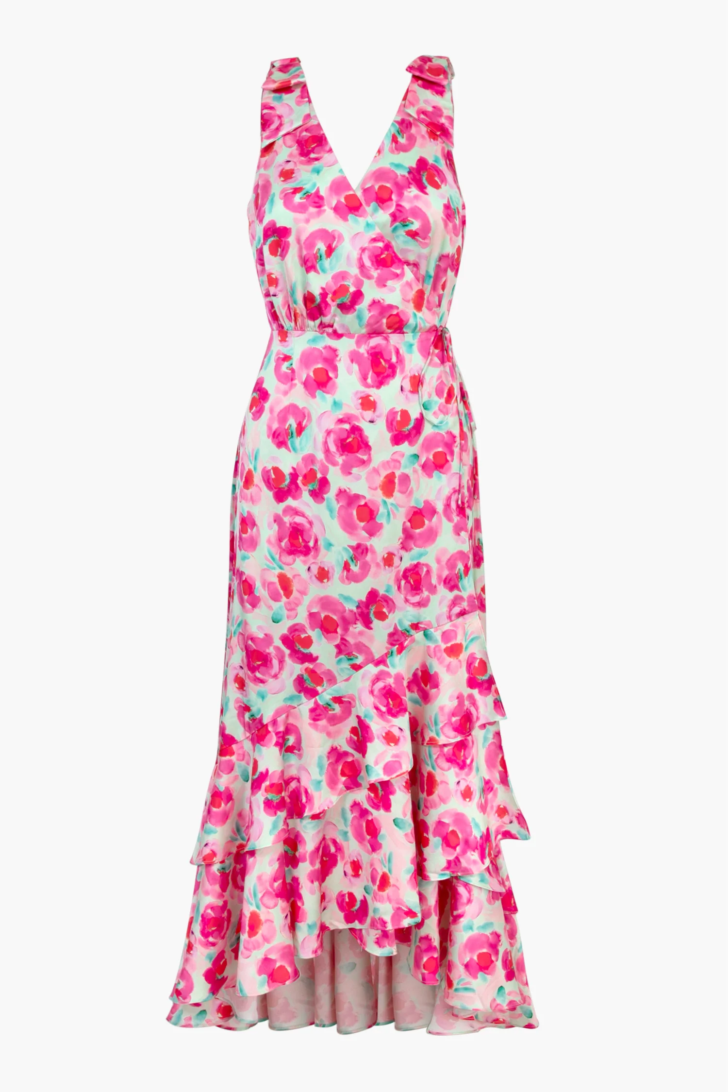 Willow Floral Wrap Maxi Dress - Image 3